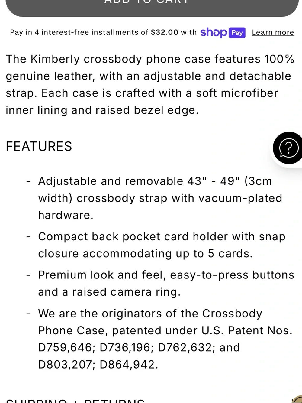 Bandolier Kimberly Crossbody Phone Case iPhone 15 Pro